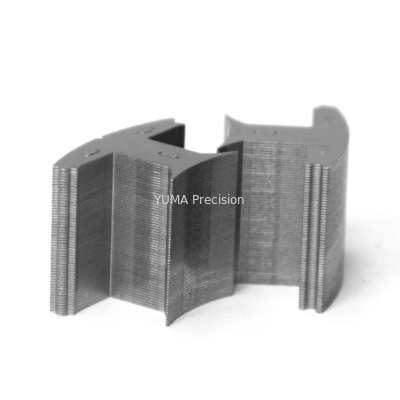 OEM Stamping Die Tool OD76,4mm Πυρήνες πλαστικοποίησης στάτορα μοτέρ ρότορα 9 θυρίδων
