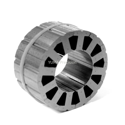 OEM Stamping Die Tool OD77mm Πυρήνες πλαστικοποίησης στάτορα μοτέρ ρότορα 12 θυρίδων