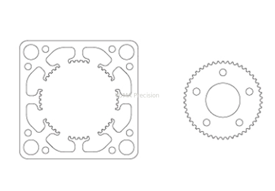 Stepper 14mm NEMA6 ελασματοποιήσεις 14.3x14.3mm στατών στροφέων σφράγισης στατών μηχανών